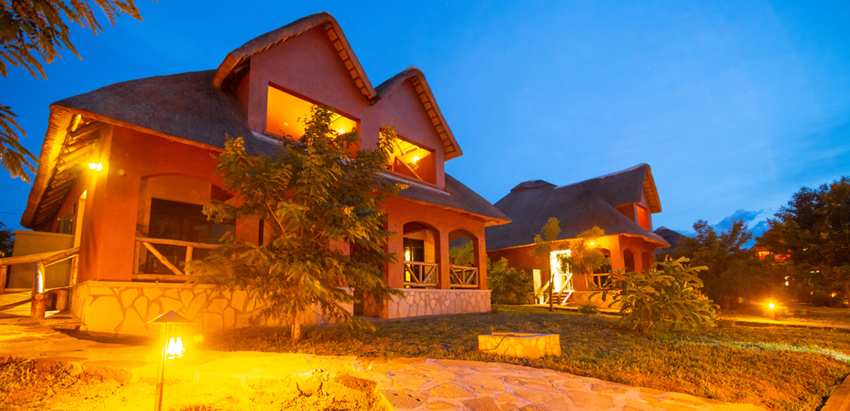 Night View Of Buffalo Safari Lodge, Queen Elizabeth National Park